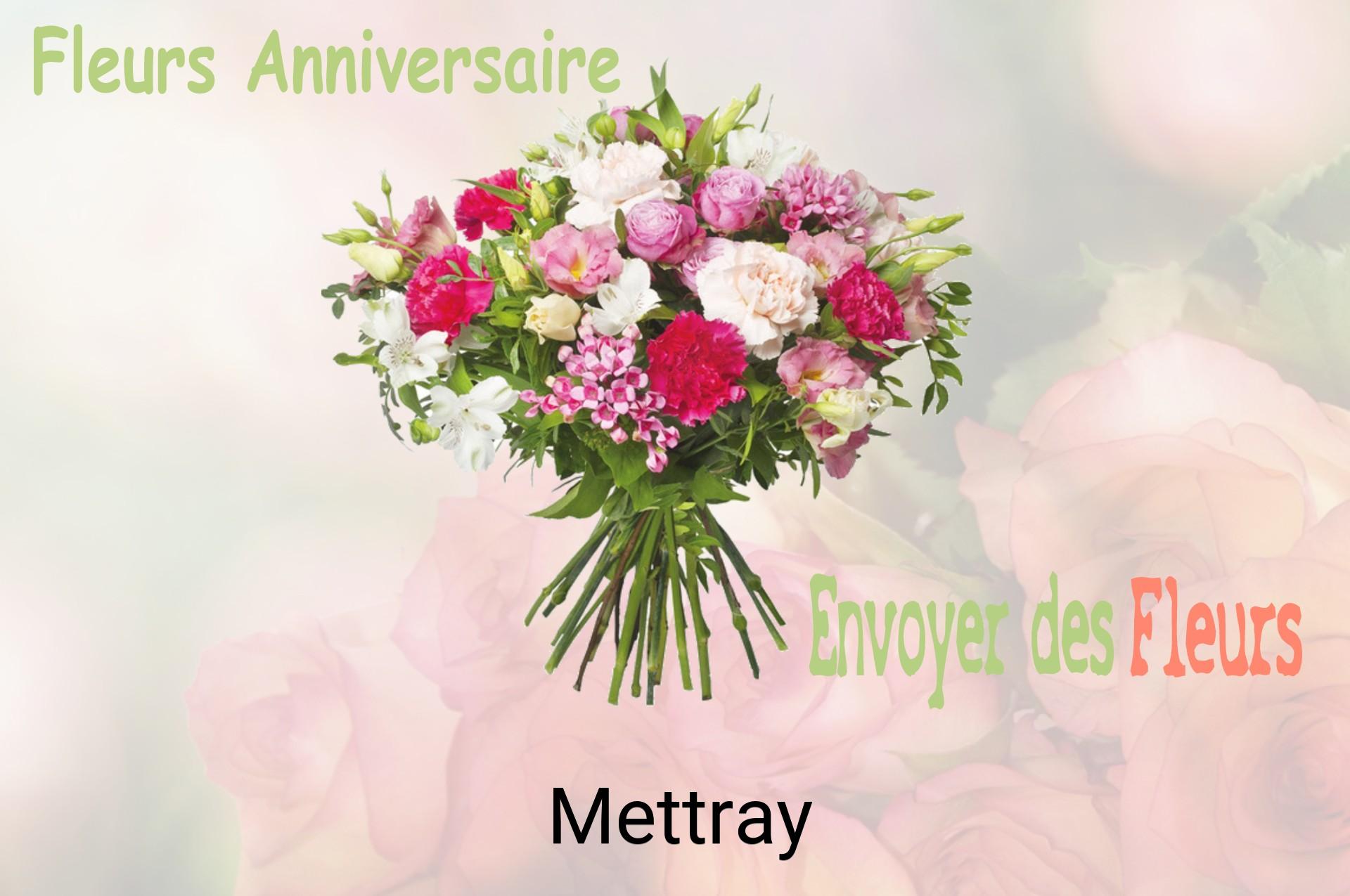 Bouquet de fleurs d’anniversaire livré à Mettray
